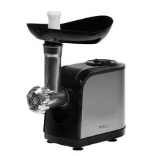 Мясорубка электрическая KELLI KL-5002, 2600 Вт, 2 скорости, 2 насадки, серебристая