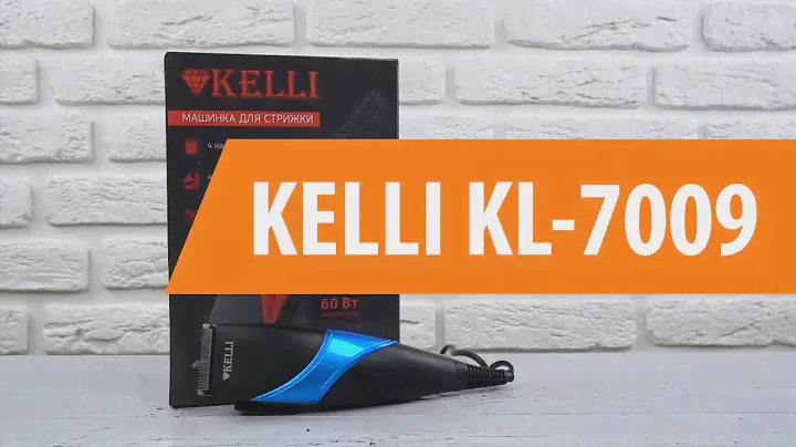 Распаковка машинки для стрижки KELLI KL-7009 / Unboxing KELLI KL-7009