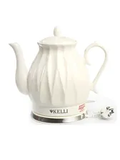 Чайник Kelli KL-1341 керамический Объём 2,0л Мощность 2400Вт ЦВЕТ-БЕЛЫЙ (6) оптом