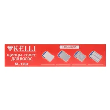 Прибор для укладки волос Прибор для укладки волос KELLI KL-1204 (щипцы-гофре)