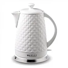 Чайник электрический KELLI KL-1340, керамический, объём 1.8 л