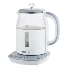 Электрочайник Kelli KL-1373 бело-серый