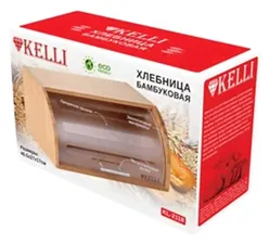 Хлебница Kelli бамбуковая KL-2118, бежевый