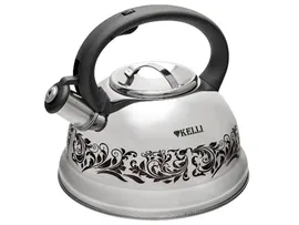 Чайник 3л. KELLI KL-4309, металл. со свистком