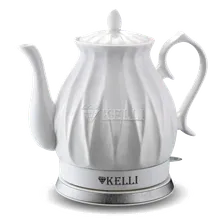 Чайник электрический керамический Kelli KL-1341, 2200Вт, 2л