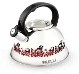 Чайник металлический KELLI KL-4309 со свистком 3.0л