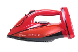 Утюг Kelli KL-1650К красный 2600 Вт керам.покр. пар самоочистка